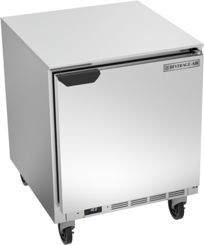 Beverage Air UCF27AHC Undercounter Freezer 27 inch 5.87 cu ft Capacity Solid Door Stainless Steel