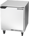 Beverage Air UCR27AHC Undercounter Refrigerator 27 inch 6.13 cu ft Stainless Steel One Door Two Shelves Made in USA