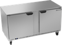 Beverage Air UCR60AHC Undercounter Refrigerator 60 inch Two Section 14.75 cu ft Stainless Steel Made in USA