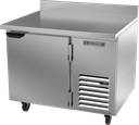 Beverage Air WTR41AHC Worktop Refrigerator One Section 41 Inch 794 Cu Ft Solid Door Stainless Steel
