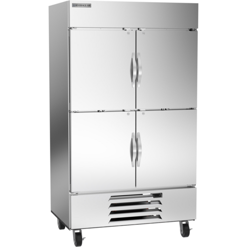 Beverage Air HBF44HC-1-HS Horizon Series Freezer Reach In Two Section 44 cu ft Capacity Stainless Steel