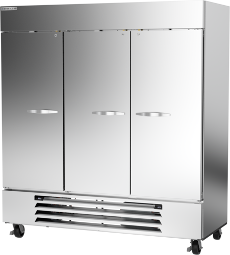 Beverage Air HBRF72HC-1-B Horizon Series Dual Temp Reach-In Refrigerator Freezer 19.62 cu ft 44.85 cu ft Stainless Steel