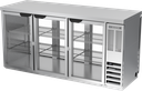 Beverage Air BB72HC1FGPT27 Refrigerated Open Food Rated Back Bar Pass-Thru Storage Cabinet 72W 36H 22.1 cu ft