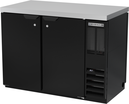 Beverage Air BB48HC1PTB27 Refrigerated Pass-Thru Back Bar Refrigerator 48W 36H 136 cu ft Capacity