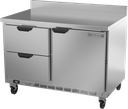 Beverage Air WTFD48AHC2FIP Worktop Freezer 48 inch Two Section 11 cu ft Stainless Steel Made in USA