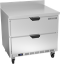 Beverage Air WTFD36AHC-2 Worktop Freezer One Section 36 Inch 87 Cu Ft Stainless Steel Drawers Made in USA