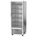 Beverage Air RI18HC-G Reach-in Refrigerator 16.85 cu ft One Section Glass Door Adjustable Shelves LED Lighting
