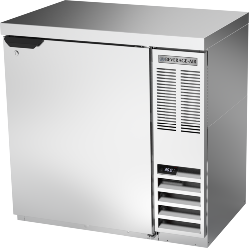 Beverage Air BB36HC1FS27 Refrigerated Food Rated Back Bar Storage Cabinet 36W 36H 831 cu ft Solid Door
