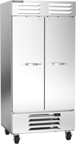 Beverage Air RB35HC-1S Vista Refrigerator Reach-In Two-Section 39-1/2W 35.08 cu ft Stainless Steel Front