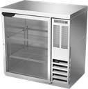 Beverage Air BB36HC1FGS27 Refrigerated Food Rated Back Bar Storage Cabinet 36W 36H 8.36 cu ft Glass Door