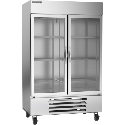 Beverage Air HBF49HC-1-G Horizon Series Freezer Reach In Two Section 52W 84H 46.2 cu ft Capacity Glass Doors