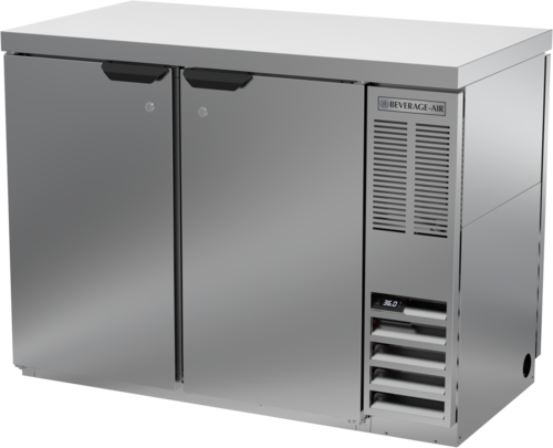 Beverage Air BB48HC-1-PT-S-27 Refrigerated Pass-Thru Back Bar Refrigerator 48W 36H 136 cu ft Capacity