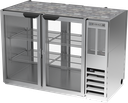 Beverage Air BB48HC-1-FG-PT-S Refrigerated Pass-Thru Back Bar Open Food Rated Refrigerator 48W 34H 136 cu ft