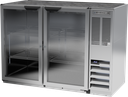 Beverage Air BB48HC1FGS Refrigerated Food Rated Back Bar Storage Cabinet 48W 34H 124 cu ft with Glass Doors