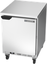Beverage Air WTF24AHC-FLT Worktop Freezer One Section 24 Inch 49 Cu Ft Solid Door Stainless Steel