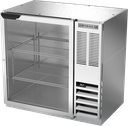 Beverage Air BB36HC1GS Refrigerated Back Bar Storage Cabinet 36W 34H 8.36 cu ft Glass Door Stainless Steel