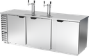 Beverage Air DD94HC-1-S Draft Beer Cooler 95W 29D 37.82 cu ft 3 Doors 5 Keg Capacity Stainless Steel Top