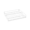 Beverage Air 412-070D-01 Flat Wine Rack White for MMR44 Holds 12 Bottles 5 Shelves per Door Section