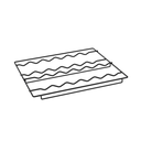 Beverage Air 412-077D-02 Curved Wine Rack Black for MMR49 Holds 12 Bottles 5 Shelves per Door Section