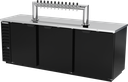 Beverage Air DD94HC-1-B-12T Draft Beer Cooler 95W 29D 37 cu ft 3 Doors 5 Keg Capacity Black Stainless Steel