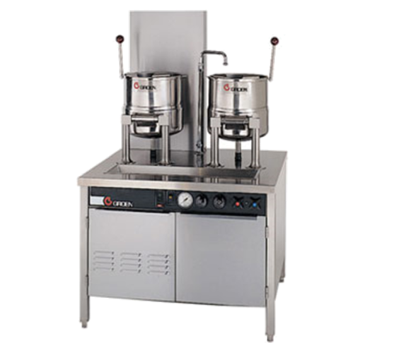 Groen 142837 Kettle Cabinet Assembly Direct Steam 20 Quart Kettles Hand ...