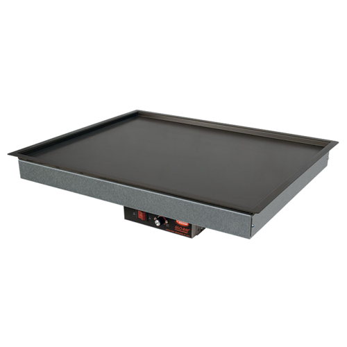 Hatco GRSB-30-O Glo-Ray Drop In Heated Shelf 31-1/2 x 31-1/2 Hardcoat Aluminum Top with Thermostat and Switch
