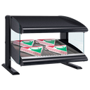 Hatco HXMS-60 Slant Heated Merchandiser LED Lighting Warmer 60 Inch Countertop with Shelf and Divider Rods