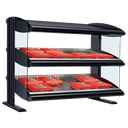 Hatco HXMS-48D Slant Heated Merchandiser LED Lighting Warmer 48 Inch Countertop Dual Shelf Infrared Heat