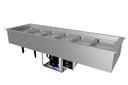 Hatco B-CWBP-5-R290 Drop-In Cold Well with Sneeze Guard and Light for 5 Pan Size Refrigeration