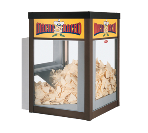 Hatco FST-1-MN Macho Nacho Chip Warmer Rear Loading Dispensing Door 40 lbs Capacity Forced Air Heat Display Light