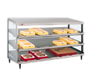 Hatco GRPWS-2424T Glo-Ray Pizza Warmer Countertop Pass-Thru Triple Slant Shelf 24x24 Incandescent Lighting