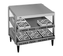 Hatco GRPWS-3618D Glo-Ray Pizza Warmer Countertop Pass-Thru Double Slant Shelf 36x18 Incandescent Lighting