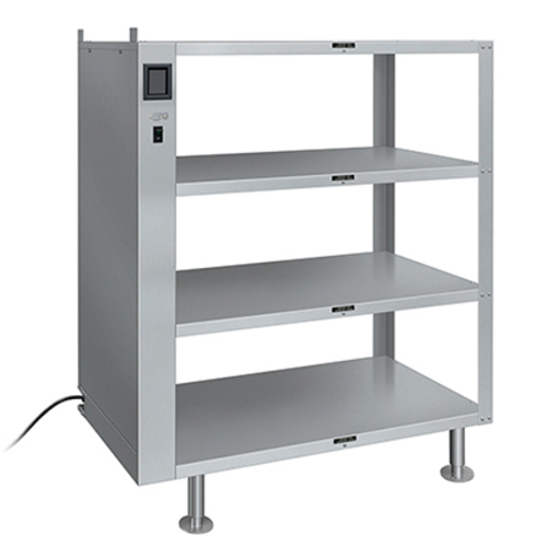 Hatco GRS2G-3920-4 Glo-Ray 2-Go Heated Holding Shelves 39W x 20D Stainless Steel 4-Tier Touchscreen Controls