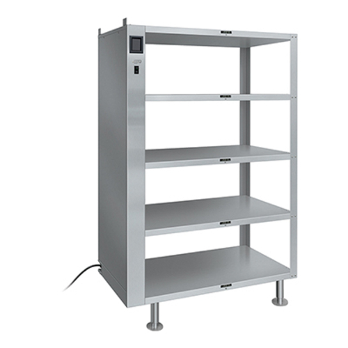 Hatco GRS2G39205515 Glo-Ray 2-Go Heated Holding Shelves 39W x 20D 5-Tier Stainless Steel Touchscreen Controls