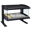 Hatco HXMH-60 Horizontal Heated Merchandiser LED Lighting Warmer 60 Inch Countertop with Shelf and Divider Rods
