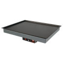 Hatco GRSB-48-O Glo-Ray Drop In Heated Shelf 49-1/2 x 31-1/2 Hardcoat Aluminum Top with Thermostat and Switch