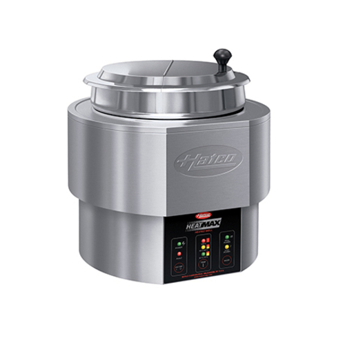 Hatco RHW-1-120 Round Food Warmer Cooker Electric Countertop 11 qt Capacity Dry Operation Thermostatic Controls