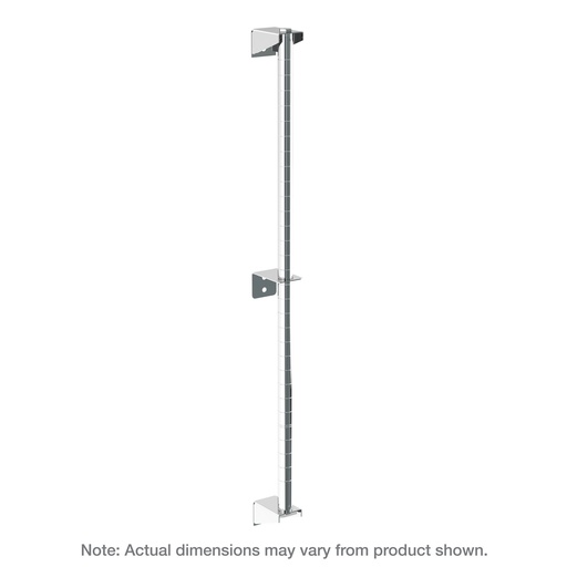 Metro 13PDF Super Erecta Wall Mount Post, Chrome, 13" H