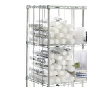 Metro R84C Rods and Tabs for Super Erecta Wire Shelving, Chrome, 84"