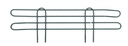 Metro L18N-4K3 Super Erecta 4" High Stackable Ledge for Wire Shelving, Metroseal Green Epoxy, 18"