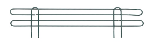 Metro L24N-4K3 Super Erecta 4" High Stackable Ledge for Wire Shelving, Metroseal Green Epoxy, 24"