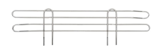 Metro L21N-4C Super Erecta 4" High Stackable Ledge for Wire Shelving, Chrome, 21"