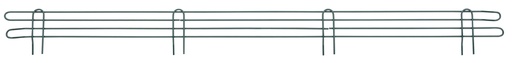 Metro L60N-4K3 Super Erecta 4" High Stackable Ledge for Wire Shelving, Metroseal Green Epoxy, 60"
