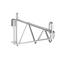 Metro 1WS18S Super Erecta Post-Type Wall Mount Single Shelf Support for 18" Wide Shelves, Stainless Steel