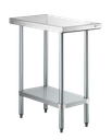 Steel Works SWWTS-3015-316 Work Table,  12" - 21", Stainless Steel Top