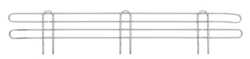 Metro L30N-4C Super Erecta 4" High Stackable Ledge for Wire Shelving, Chrome, 30"