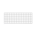 Metro WG1848K4 SmartWall Wire Grid, Metroseal Gray Epoxy, 18" x 48"