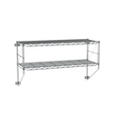 Metro 12WS32C Erecta Shelf  2-Tier Wall Kit, Chrome, 13" x 38.25" x 21"