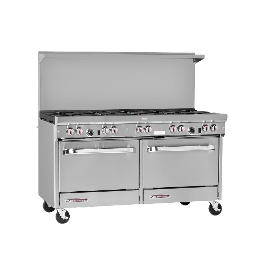 Southbend S60DD-2GR S-Series Restaurant Range Gas 60 Inch 6 Burners 24 Inch Griddle 2 Ovens Stainless Steel