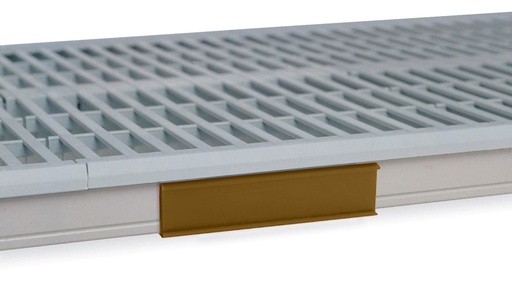 Metro CSM6-TX Color Shelf Marker for MetroMax i Industrial Plastic Shelving, Tan